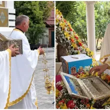 Brâul Maicii Domnului de la Kato Xenia a ajuns la parohia bucureșteană „Sf. Ilie” – Ghencea