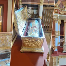 Mănăstirea Cernica a achiziționat un nou baldachin pentru racla cu moaștele Sf. Dumitru Stăniloae