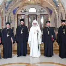 Patriarhul Daniel a primit în vizită o delegație de clerici din Episcopia Daciei Felix