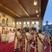 Slujba Privegherii în cinstea Sfântului Cuvios Dimitrie cel Nou, Ocrotitorul Bucureștilor, la Catedrala Patriarhală (VIDEO)