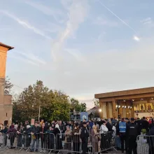 Slujba Privegherii în cinstea Sfântului Mare Mucenic Dimitrie, Izvorâtorul de Mir, la Catedrala Patriarhală (VIDEO)