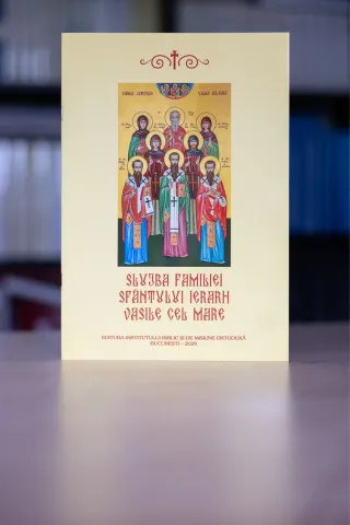 La Editura Institutului Biblic a fost publicată Slujba Familiei Sfântului Ierarh Vasile cel Mare